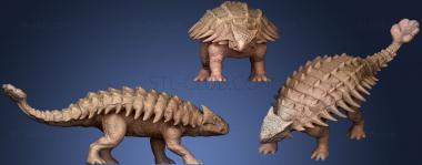 3D модель Анкилозавр (STL)